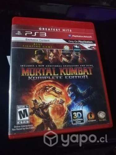 Mortal kombat ps3 komplete edition incluye todo