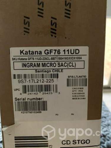 Notebook Gamer MSI Gf76 | RTX 3050Ti