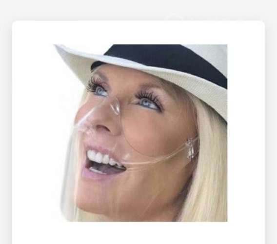 MASCARILLA acrílica transparente