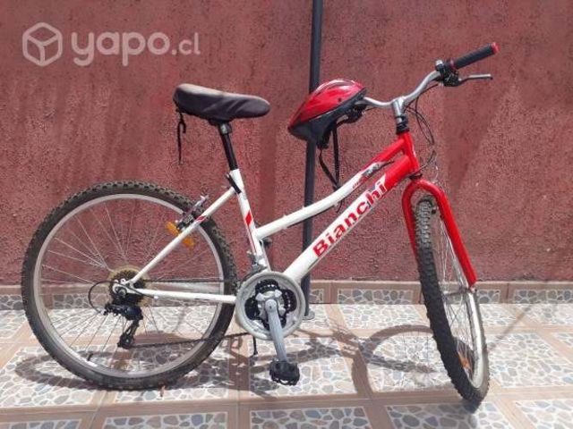 Bicicleta Bianchi PRO ST Aro 26 + Casco