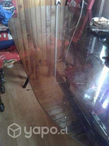 Vendo mesa comedor de vidrio para 6 a 8 personas
