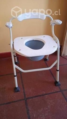 Baño portatil y silla ducha. 2 en 1