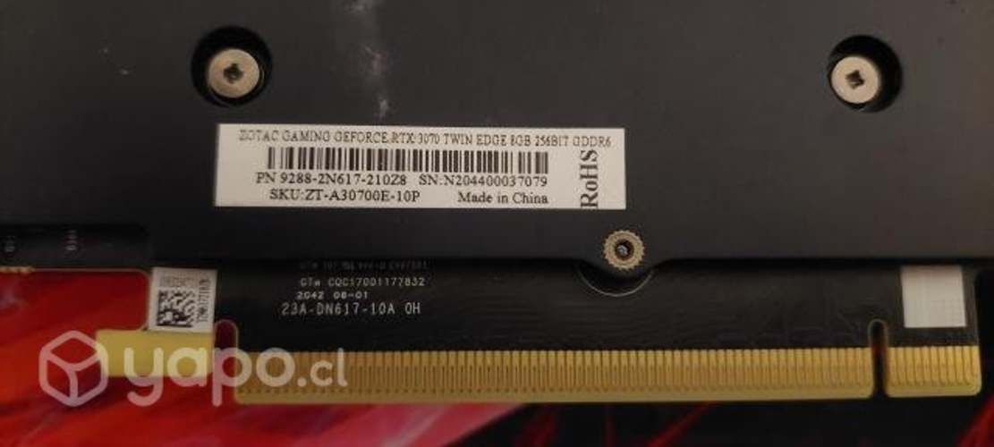 RTX 3070 Zotac Twin Edge
