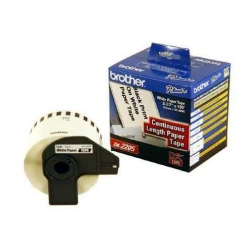Cinta brother dk-2205, 62mm x 30,48 mts. continuo