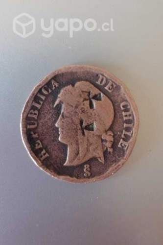 Moneda antigua del 1898