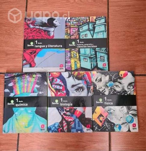 Libros proyecto Savia ed. SM 1° medio