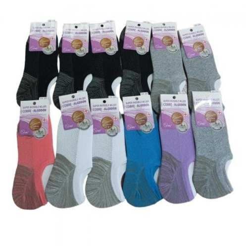 X6 unidades de calcetin tobillera pie diabetico