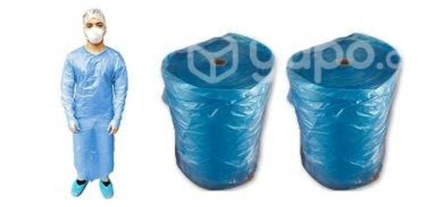 Pechera desechable fabrica con ojal capa cotona