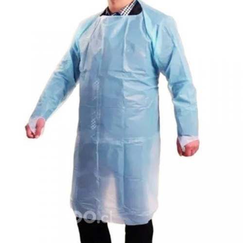 Pechera desechable fabrica con ojal capa cotona