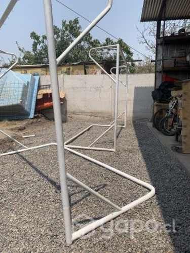 Par de arcos de fútbol