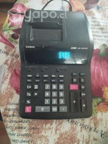 Calculadora registradora Casio