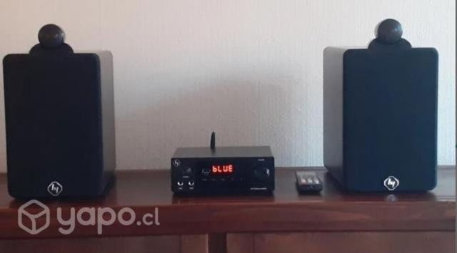 Amplificador receiver hs av260 + parlantes sp2080