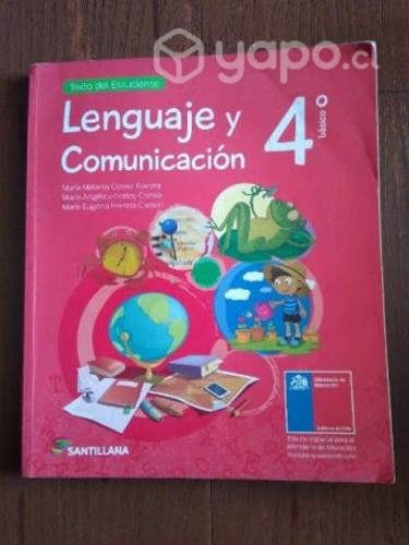Libros de Lenguaje y Comunicación, 4° Basico