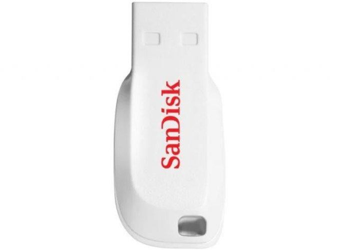 Pendrive 16gb blanco sandisk