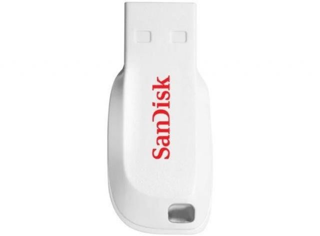Pendrive 16gb blanco sandisk