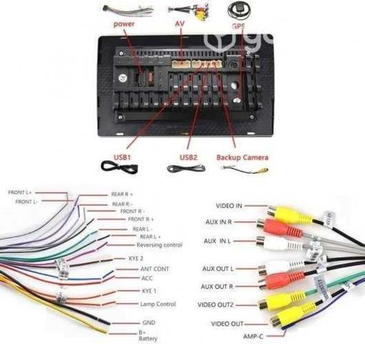 Radio Auto Android 10.0 GPS Pantalla de 10.1 Pulg