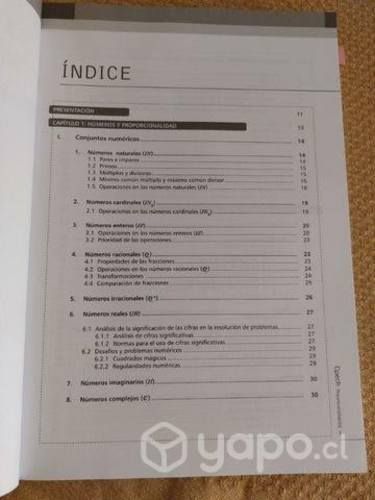 Libro de ejercicios matemáticas Cpech