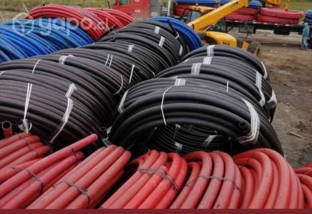 Tuberia Hdpe en rollo 90 y coplas electro