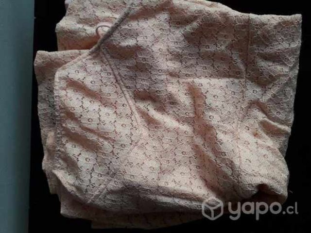 Vestido escote espalda color Damasco