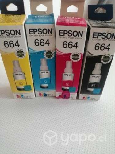 Tintas originales epson 664