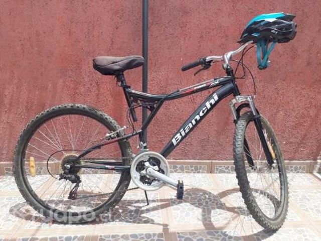 Bicicleta Bianchi PRO SX Aro 26 Negro + Casco xc-1
