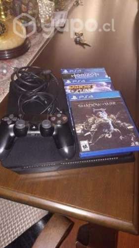 PS4 SLIM + cuenta con juegos digitales