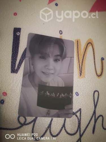 Photocard suga,yoongi de álbum proof coleccion
