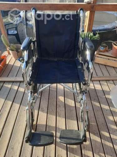 Silla de ruedas de transporte geriátrico