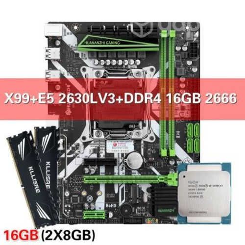 Placa GAMER HUANANZHI X99 + memoria 2*8G 2666 DDR4