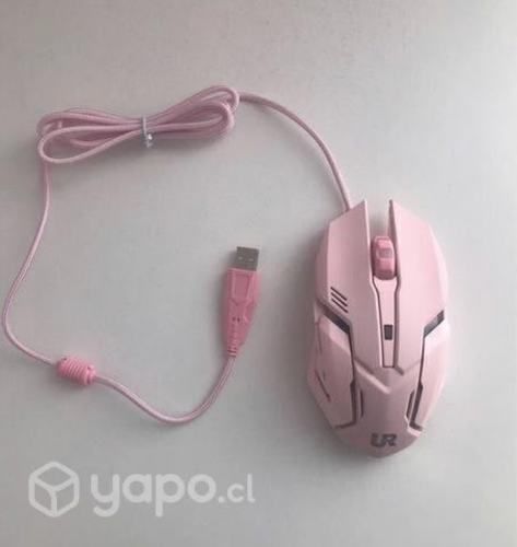 Mouse gamer rosado