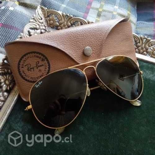 Anteojos Verdes, Ray-Ban, años 80, Originales