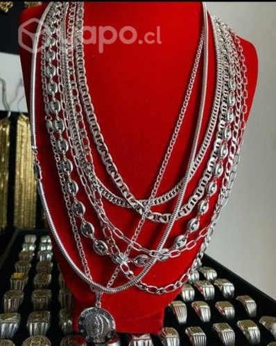 Cadenas de plata ley 925