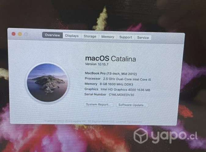 MacBook Pro mid 2012