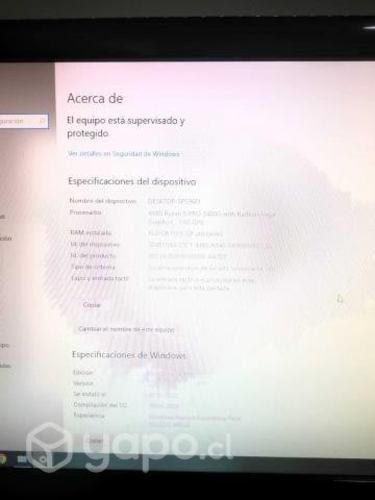 Pc escritorio Gaming. Procesador AMD Ryzen 5 PRO 2