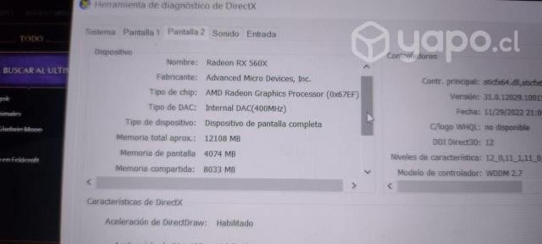 Laptop por renovación