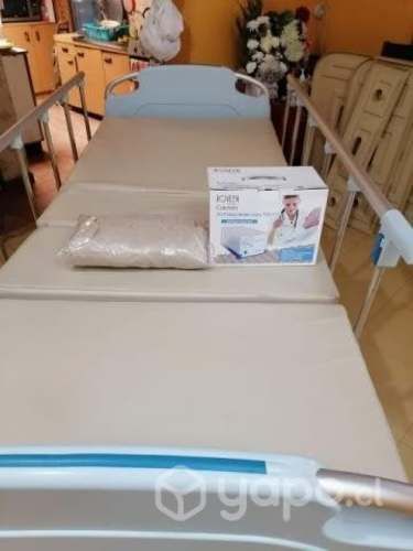 Cama clínica manual 2 posiciones (gemco)+ 2colchón