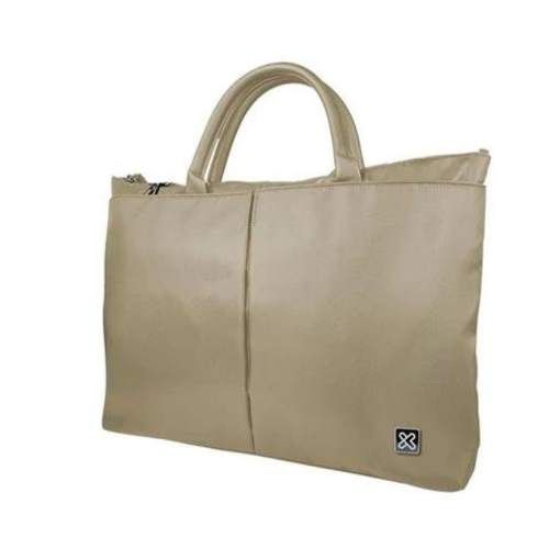 Cartera para notebook beige, hasta 15.6&quot;