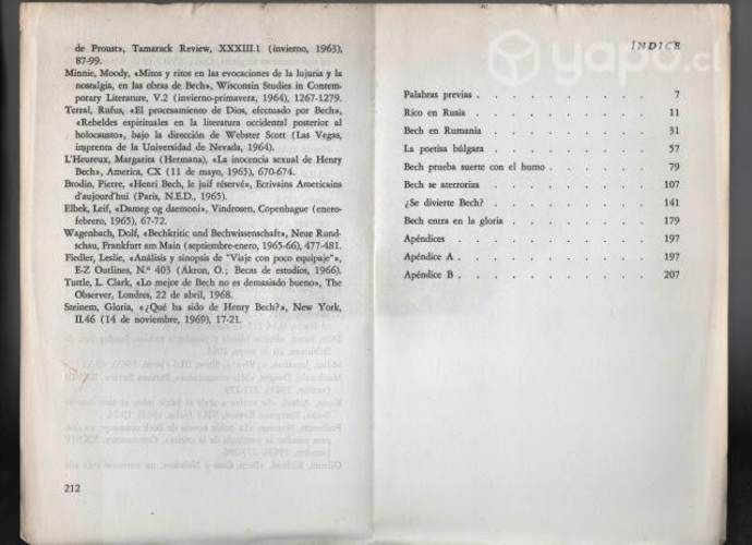 El Libro De Bech John Updike