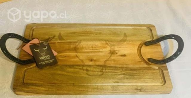 Tabla con herradura wayu