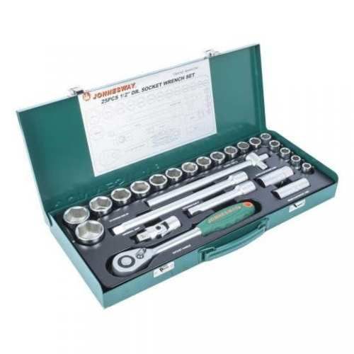 Juego de dados 1/2" 25 piezas