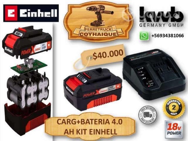 Baterías einhell Cuatro amperes 18 volt