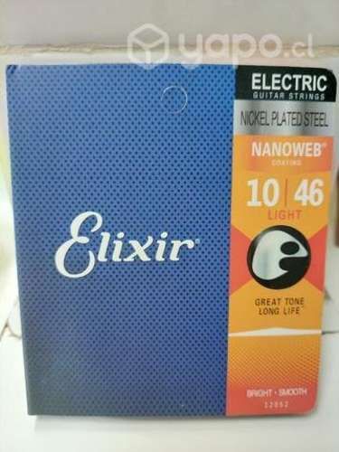 Cuerdas de guitarra eléctrica elixir nanoweb 1046