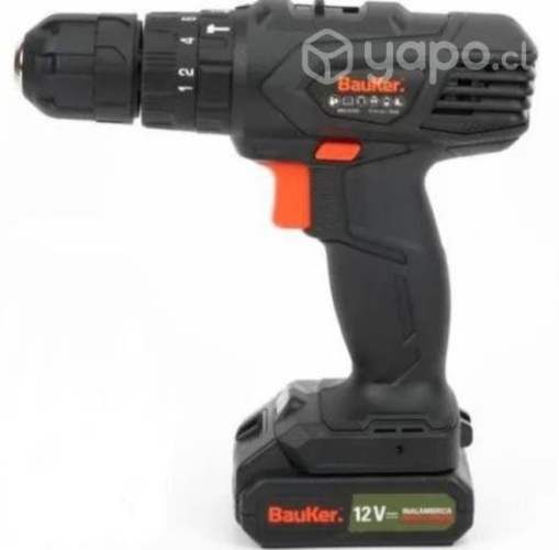 Taladro Bauker percutor 12v inalambrico 40000