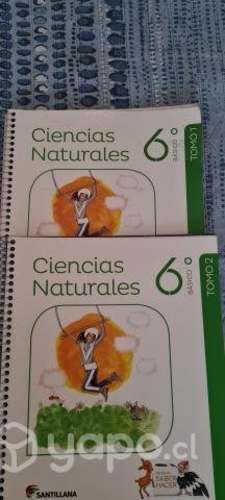 Libros Ciencias Naturales 6° Básico