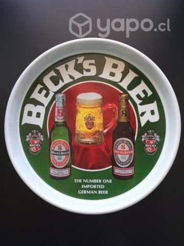 Bandeja Cerveza Becks, Original