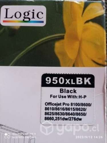Tinta HP 950xl black alternativa de alta