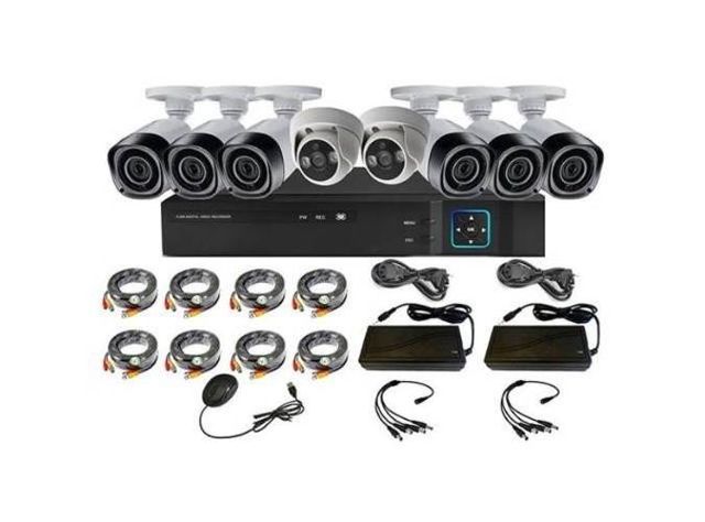 Kit camaras de seguridad vigilancia instaladas
