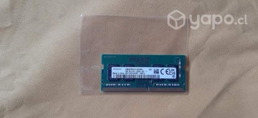RAM Samsung 4Gb DDR4 3200Mhz para Notebook