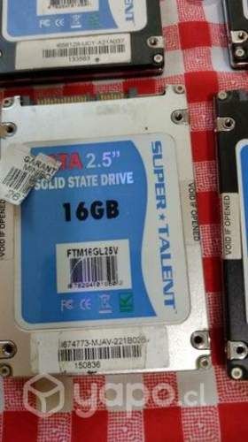 HDD sólidos 16gb de laptop