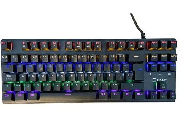 Teclado mecánico usb rgb dgame dralionn audiomobil